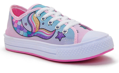Tênis Infantil Colorido Feminino Personagem 001