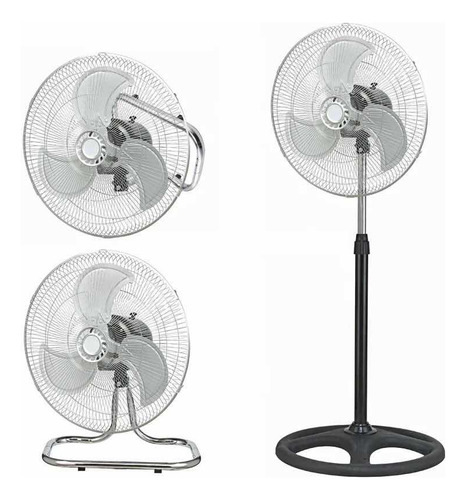 Set De 2 Ventilador 3 In 1 Con Enchufe 3 Patas Con Despacho