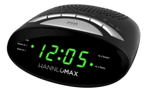 Radio Despertador Hx-116cr, Radio Pll Am/fm, Alarma Dual, Pa