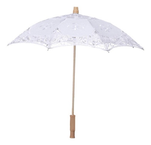 Guarda-chuva De Renda Guarda-sol Bordado Guarda-chuva De