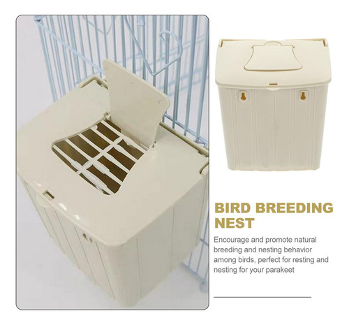 Birds Toys Nest Bottom Hollow Design With Breeding Box