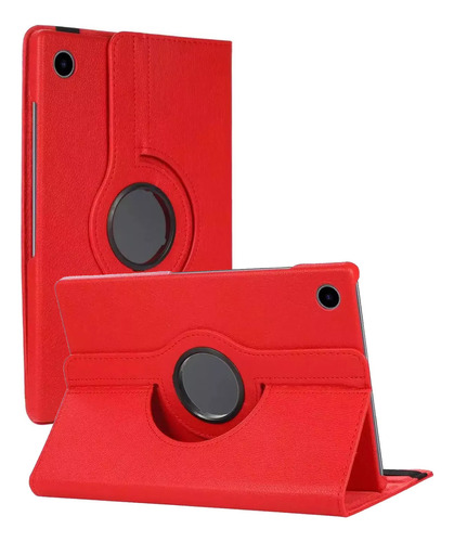 Funda giratoria para Galaxy Tab A9 X110/X115/X117 - 8.7 color rojo