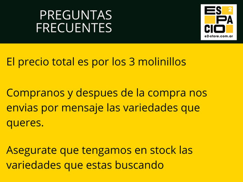Imagen 2 de 5 de Set De 3 Molinillos Premium 1854 A Eleccion