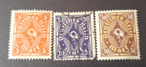 Sello Alemania Imperio - Cifras Serie Basica 1922