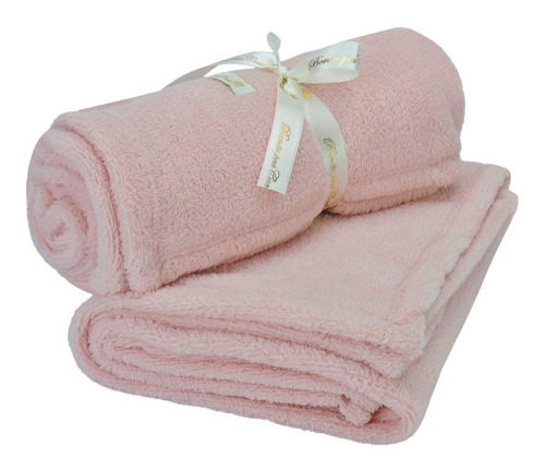 Cobertor Manta Pet Cães E Gatos Rosa Claro - Inverno