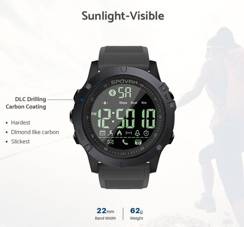 Reloj Inteligente Pr1 Running Resistente Al Agua