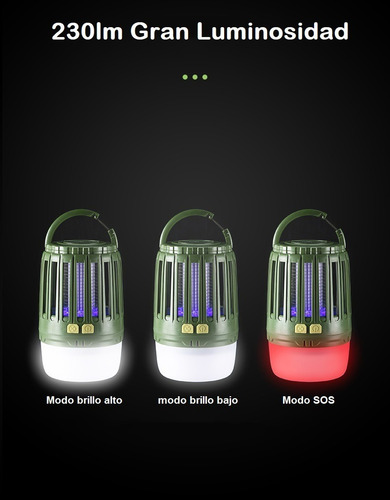 Imagen 7 de 9 de Naturehike - Linterna Anti Mosquitos Recargable