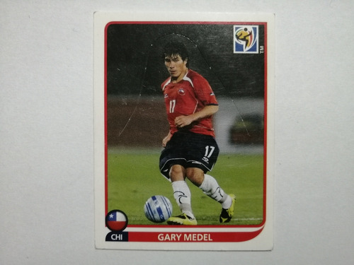 Estampa Panini South Africa 2010 Gary Medel Chile 