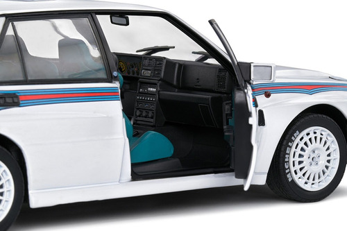 Miniatura Lancia Delta Hf Integrale Evo 1 Martini Racing 6 1992 Branco 1:18 Solido