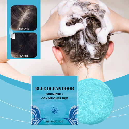 Shampoo E Cond Hair Clean Purifying L Look And Shines Blue