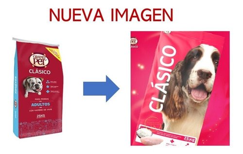 Imagen 2 de 9 de Grandpet Clásico Adulto 25 Kg Premium Fórmula Y Sabor Nuevos