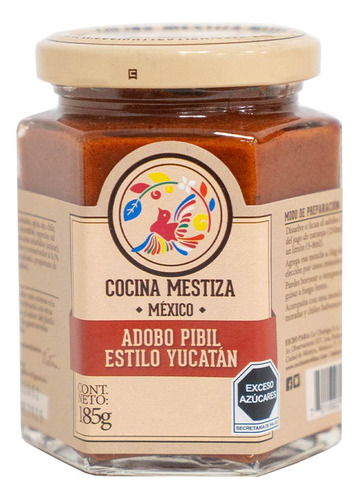 Adobo Pibil Estilo Yucatán Cocina Mestiza 185 G