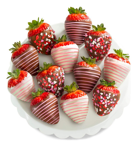 Fresas Cubiertas De Chocolate Para San Valentín