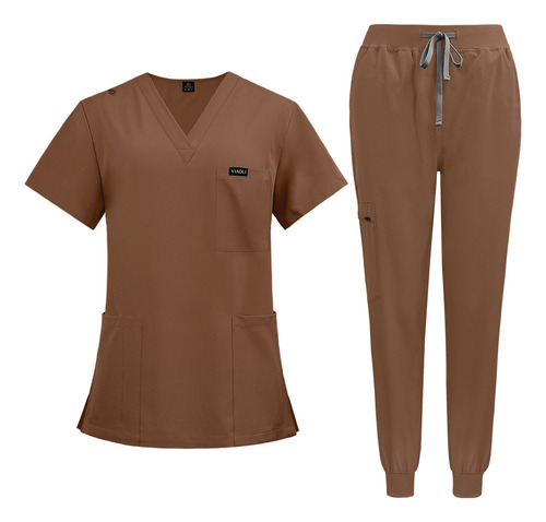 Iy Uniforms Scrubs For Neutral Set - Stretch Scrub Top Y
