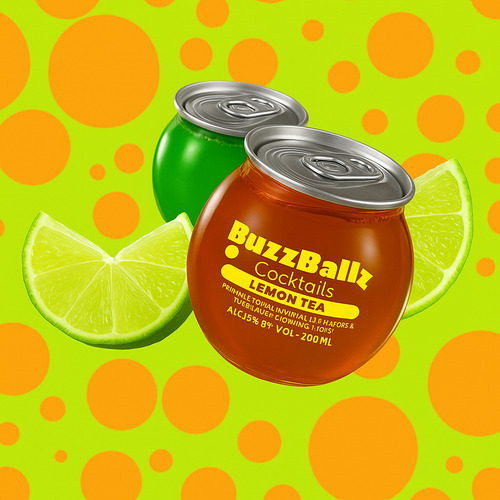Buzzballz Coctel Te De Limón 200 Ml 5 Pack