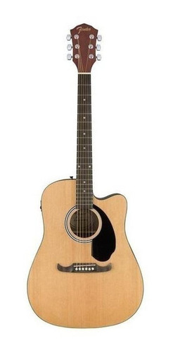 Guitarra electroacústica Fender Alternative FA-125CE abeto natural derecha