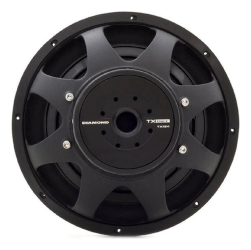 Sub-woofer Diamond Audio 15'' Tx154 Black Dual 4 Ohms
