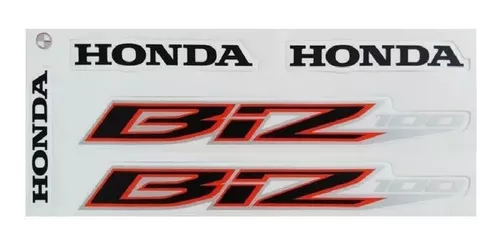 Kit Adesivo Personalizado Moto Honda Biz 100 Ca14090