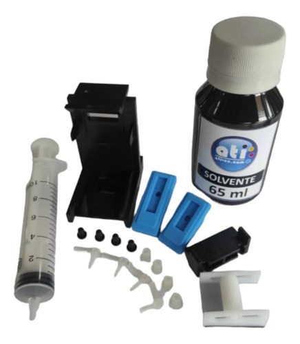 Kit Mantenimiento Cartuchos Hp 667 664 662 + Solvente Ati