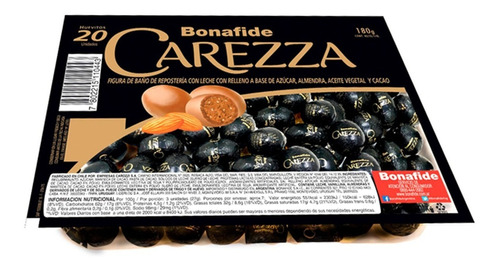 Huevos Bonafide Carezza 9gr Pack X 20un - Cioccolato Pascuas