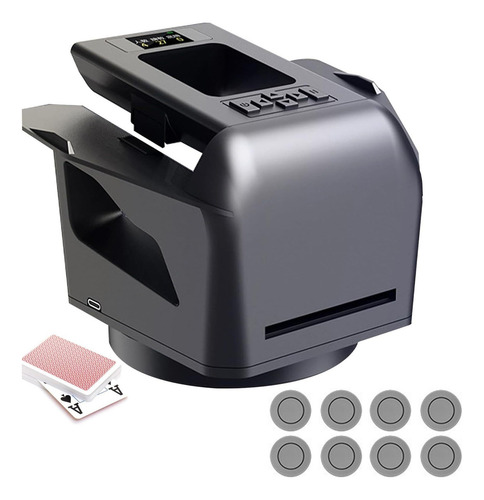 Barajador Y Repartidor De Cartas Automático 2 En 1