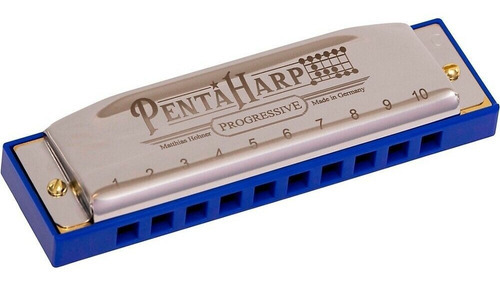 Gaita Harmônica Hohner Pentaharp Gm Sol Menor P/ Guitarrista