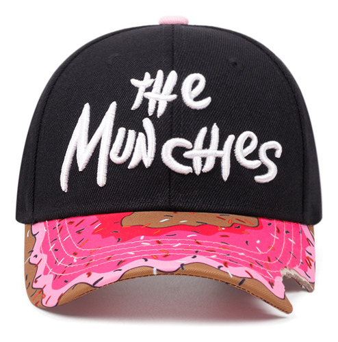 Gorra De Béisbol Con Estampado Donuts, Ajustable, Cadera H,