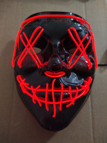 Mascara Luces Led La Purga The Purge Halloween
