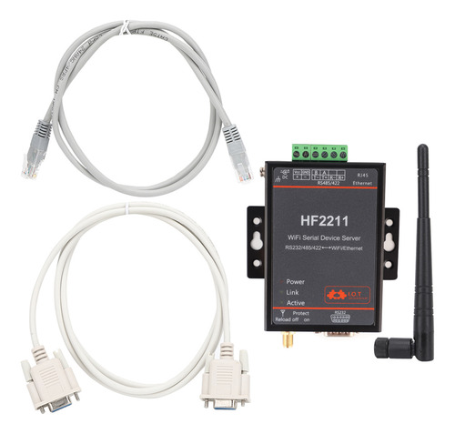 Servidor Serie Hf2211 Rs232/485/422 A Wifi Y Ethernet