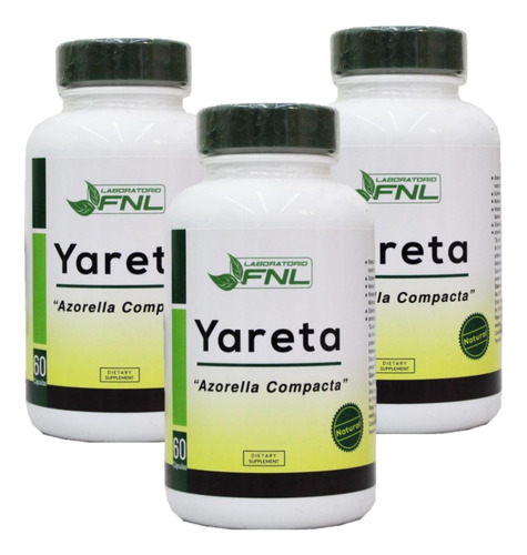 Yareta / Llareta Reduce Los Niveles De Azúcar Pack X3