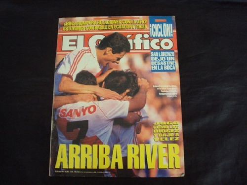 Revista El Grafico # 3834 (doble Tapa) River Y San Lorenzo