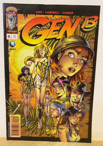 Gibi Hq Gen13 N° 8 - Editora Globo Image - Excelente Estado (Usado)