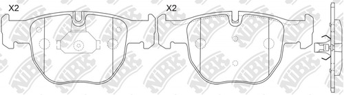 Pastillas De Frenos  Nibk L. Rover R. Rover ||| 2002-2009