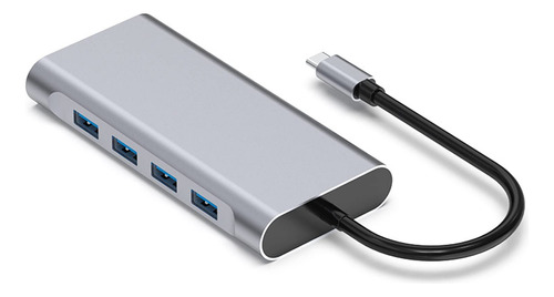 Sefax Adaptador Multipuerto Usb C Hub 11-1 Portatil Hdmi 4k