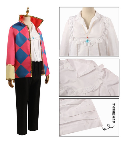Disfraz De Howl's Moving Castle Howl Para Cosplay Howl's