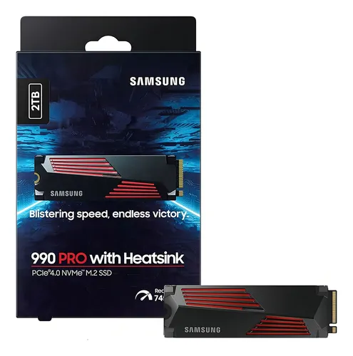 Samsung 990 PRO 2TB with Heatsink その4 SSD Samsung 990 PRO 2TB Heatsink M.2 2280 NVMe PCIe Gen4