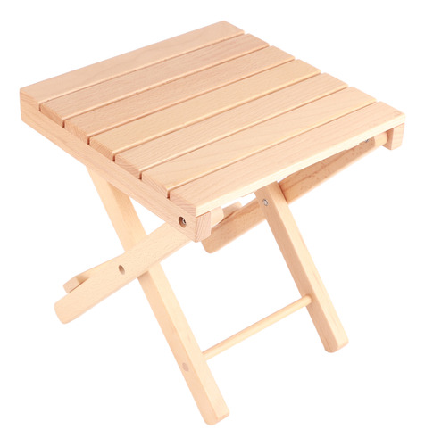 Taburete De Madera Plegable, Pequeño Banco Portátil Multifun