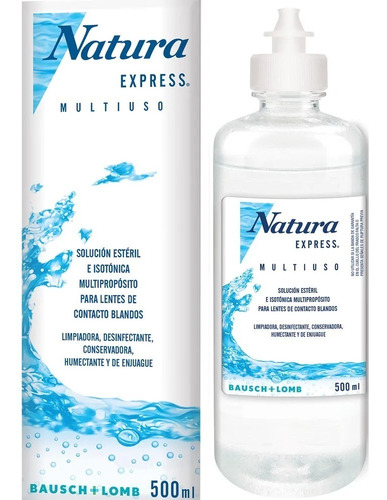Natura Express Solución Esteril Para Lentes Contacto X 500ml
