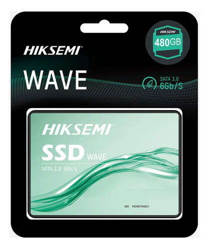 Disco Sólido Hiksemi Hs-ssd-wave(s) 480g Color Negro Negro