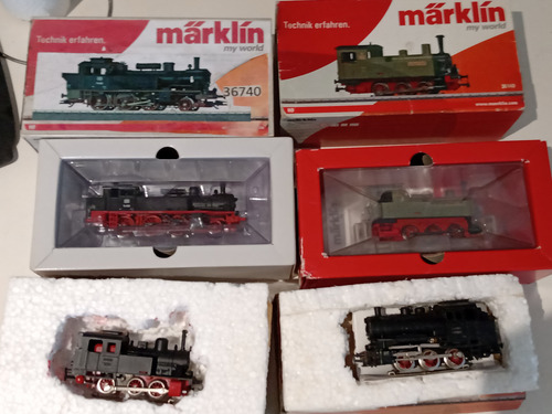 Lote Locomotora Marklin Ho 3000/ 3029/ 36140/ 36740 Sin Uso (Usado)