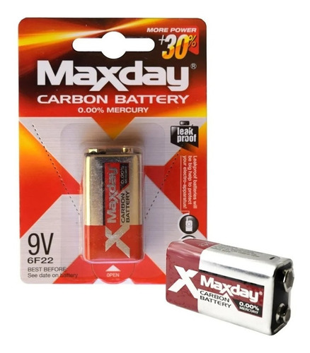 Pila Maxday Bateria 9v