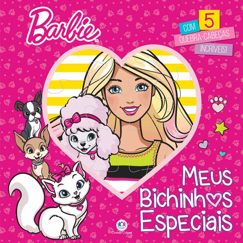 Barbie - Meus bichinhos especiais, de Cultural, Ciranda. Série 5 quebra-cabeças divertidos Ciranda Cultural Editora E Distribuidora Ltda., capa mole em português, 2018