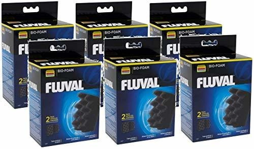 Fluval 6 Pack Of Bio Foam Aquarium Filter Media For 304, 305