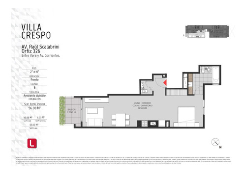 Departamento En Venta En Villa Crespo