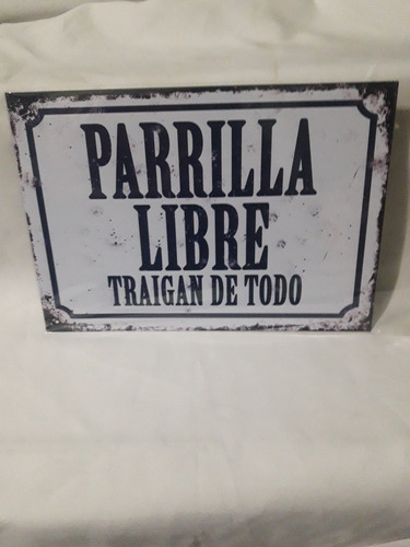 Imagen 7 de 10 de Chapas Decorativas Retro Vintage 20cm X 30