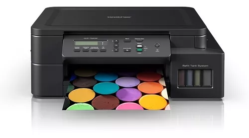 Impresora portátil a color multifunción Brother DCP-T510W con wifi negra  220V - 240V
