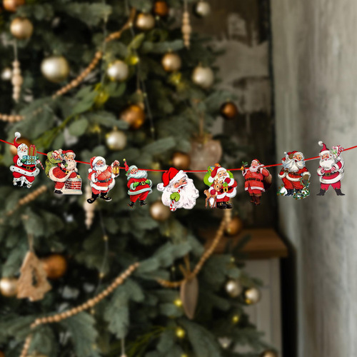Banner De Navidad, Banderas Colgantes, Accesorios Diy,
