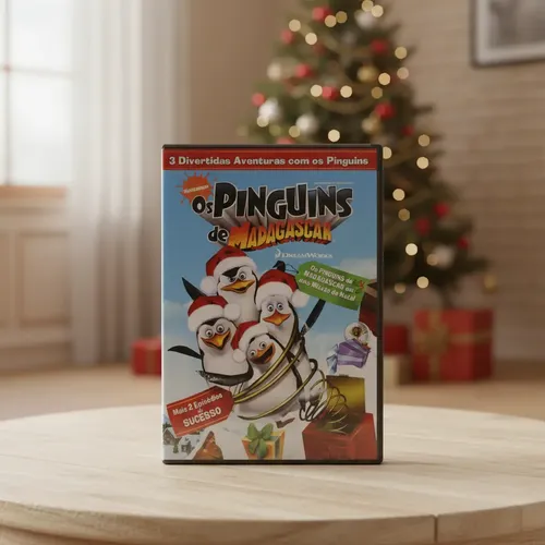 Dvd - Pinguins De Madagascar, Os-3 Divertidas Histórias (p