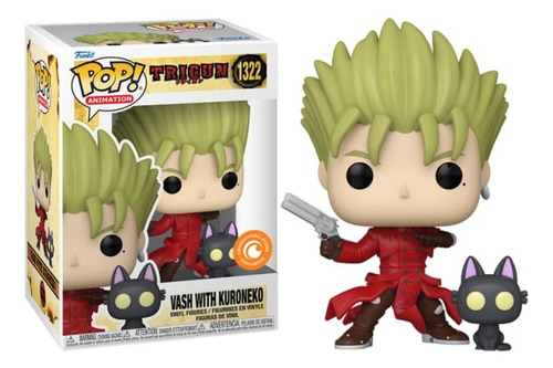 Funko Pop! Vash With Kuroneko 1362 Trigun Crunchyroll Exclus