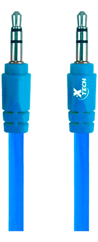 Cable Auxiliar Xtech Mini Plug 3.5 Mm Azul Xtg-212